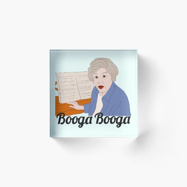 When I Say 'Booga Booga'... Acrylic Block