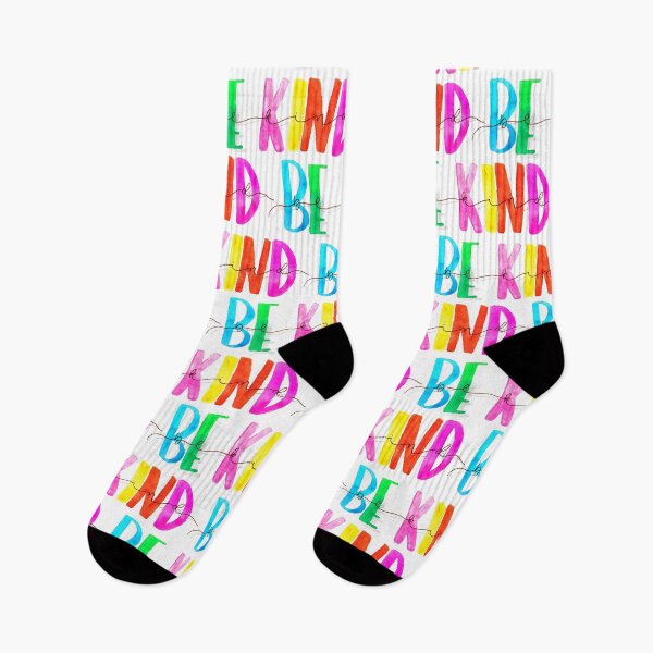 Item preview, Be Kind Neon Pattern | Be Kind | Cute Pattern designed and sold by merakiandmind.