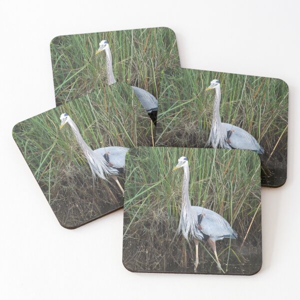 Item preview, Great Blue Heron (Ardea herodias) in a Estuary 4 designed and sold by Inuyasha907.