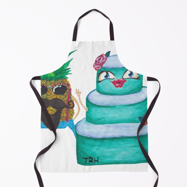 Item preview, Pineapple Guy Meets Cake Lady designed and sold by tiffanycanpaint.