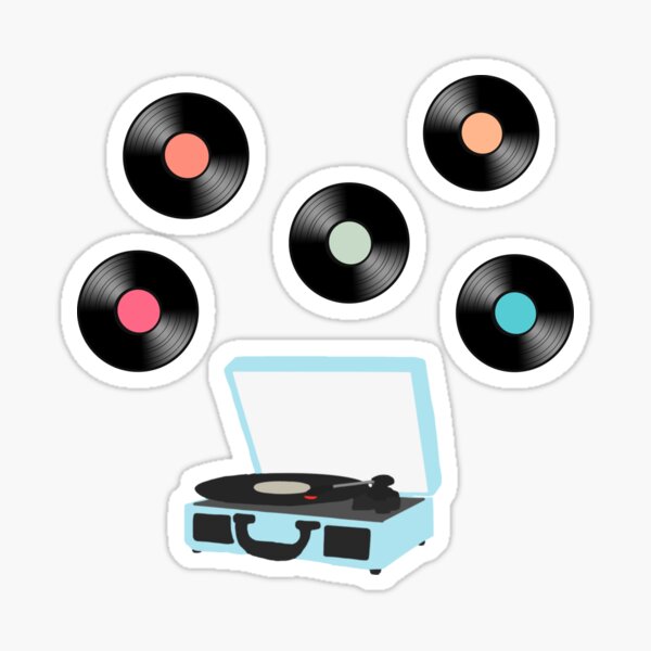 Record Player Sticker