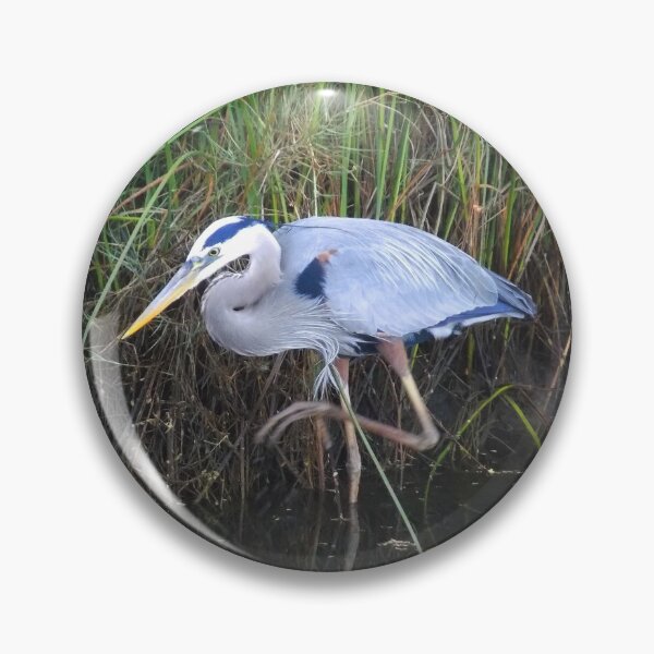 Item preview, Great Blue Heron (Ardea herodias) in a Estuary 5 designed and sold by Inuyasha907.