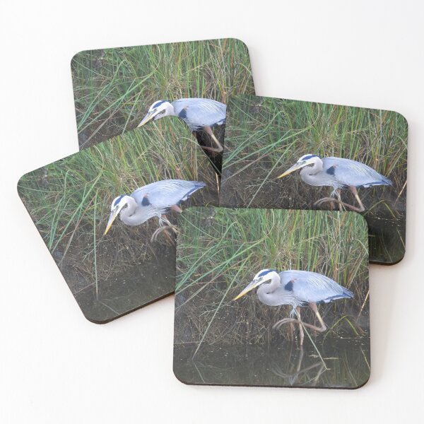 Item preview, Great Blue Heron (Ardea herodias) in a Estuary 5 designed and sold by Inuyasha907.
