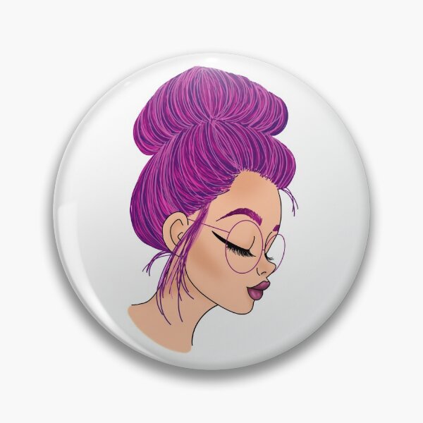 Item preview, Pink Haired Lady designed and sold by Antonia Ippolito.