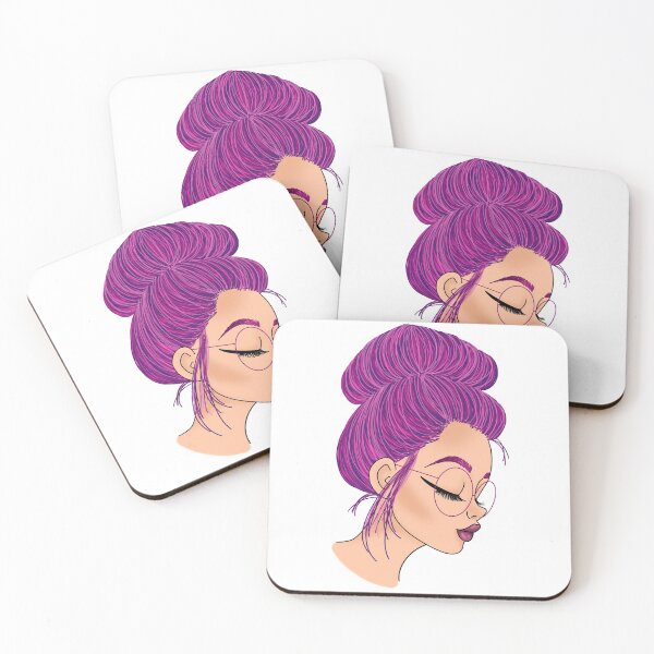 Item preview, Pink Haired Lady designed and sold by Antonia Ippolito.