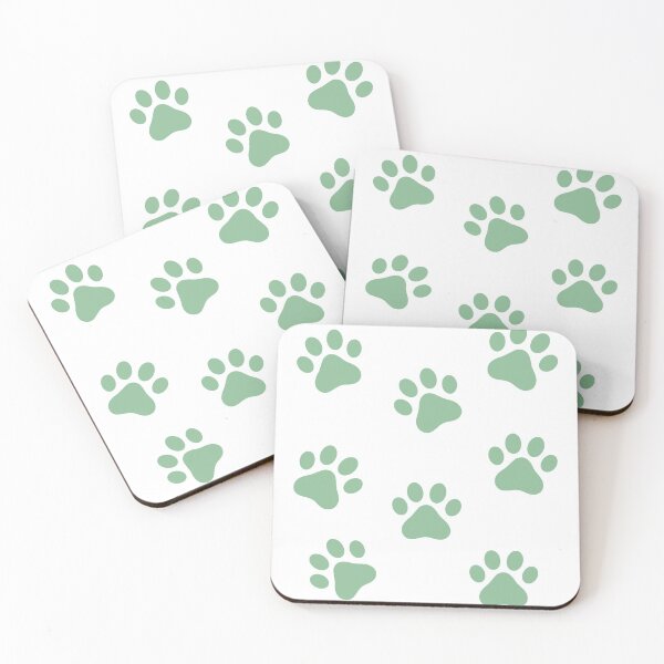 Item preview, Green Paw Print Sticker Pack designed and sold by katiemy12.