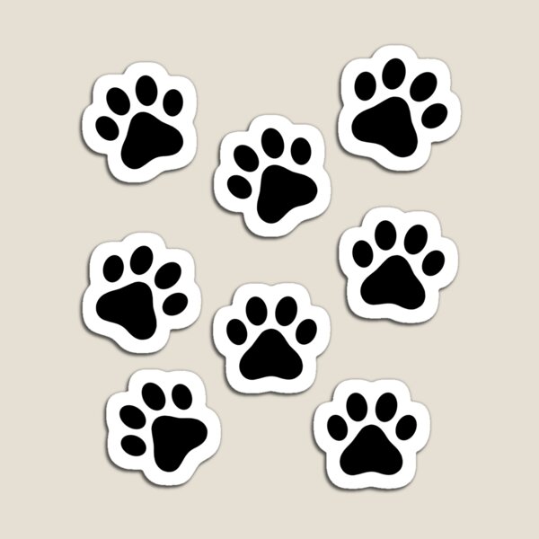 Item preview, Black Paw Print Sticker Pack designed and sold by katiemy12.