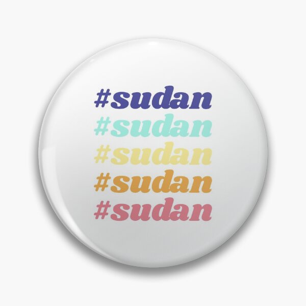 Item preview, Sudan Hashtag in Multi Colors with a Stylish Design designed and sold by ArabCorner.