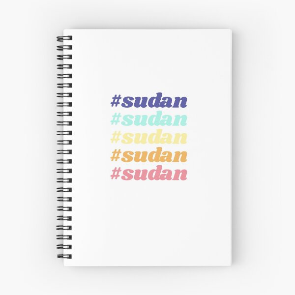 Item preview, Sudan Hashtag in Multi Colors with a Stylish Design designed and sold by ArabCorner.