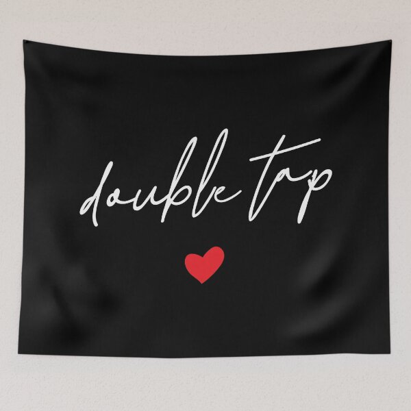 Item preview, double tap heart design shirt designed and sold by rangrafx.