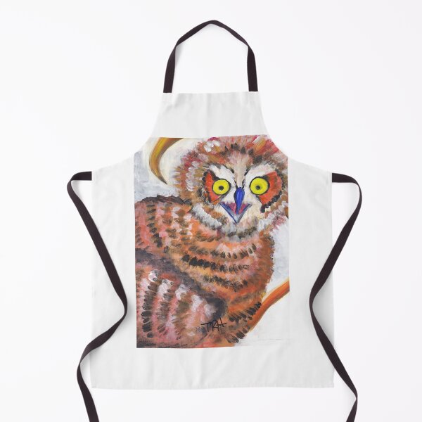 Item preview, Owl with Tiger Stripes designed and sold by tiffanycanpaint.