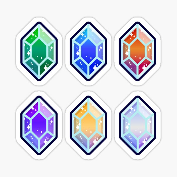 Die Legende von Zelda Rupees Sticker Pack Sticker