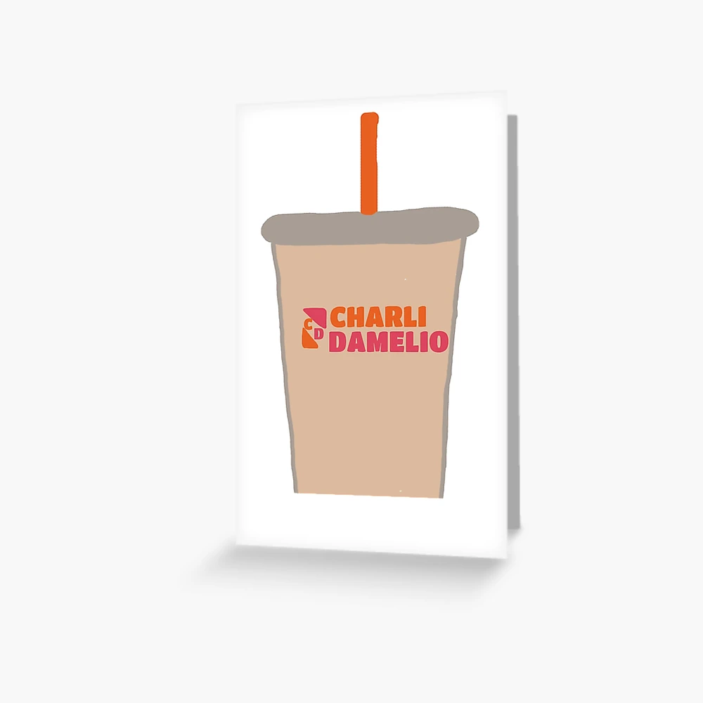 Charli damelio dunkin cup
