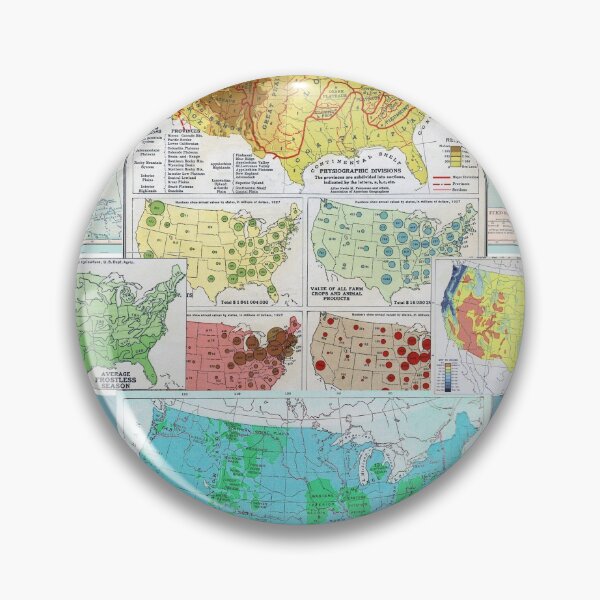 Item preview, USA Map Pattern designed and sold by Catherine Holcombe.