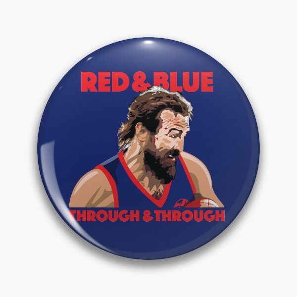 Item preview, Macca - Red & Blue Through & Through designed and sold by ReplayShirts.