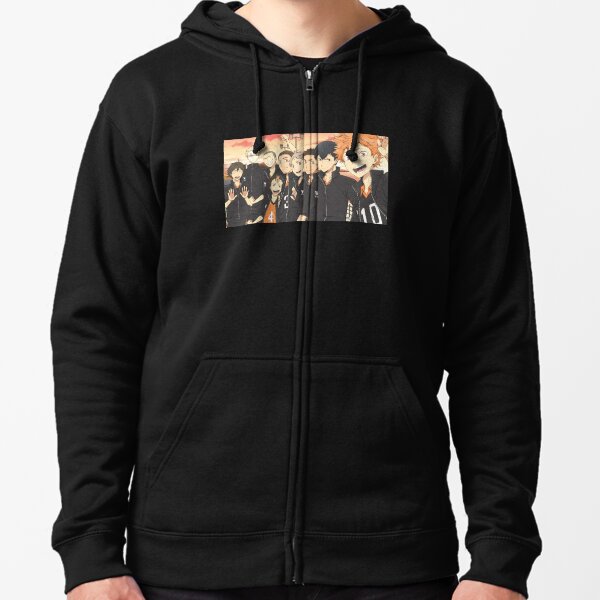 Haikyuu Veste zippée à capuche