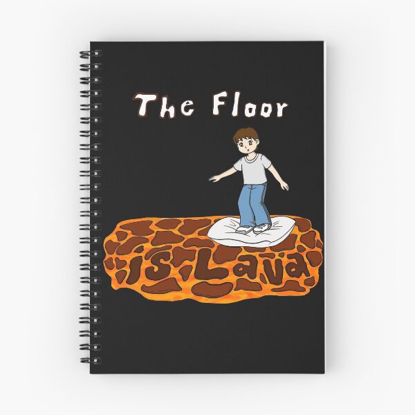 Item preview, The Floor is Lava with kid on a pillow with the lava all around designed and sold by frankheights.