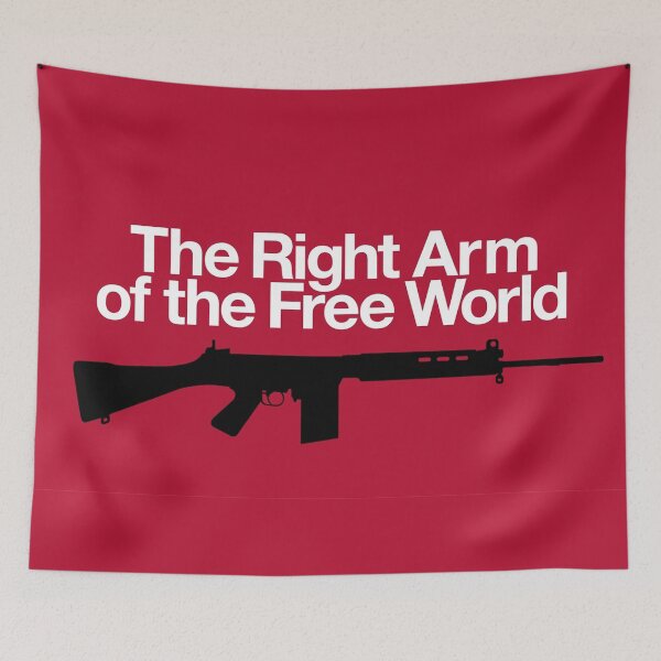 Item preview, The Right Arm of the Free World Wallpaper designed and sold by shitpostanon.