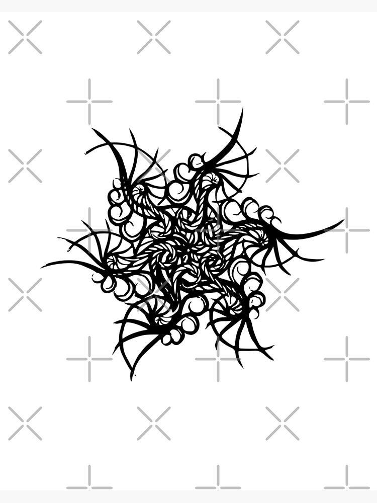 Cryptic Spren Pattern Art Board Print By Silverhexagon Redbubble
