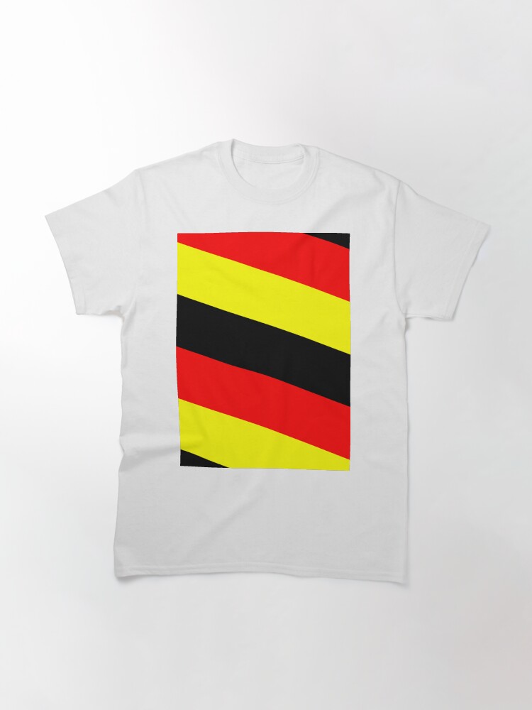 Thumbnail 3 of 7, Classic T-Shirt, German flag pattern designed and sold by bywhacky.