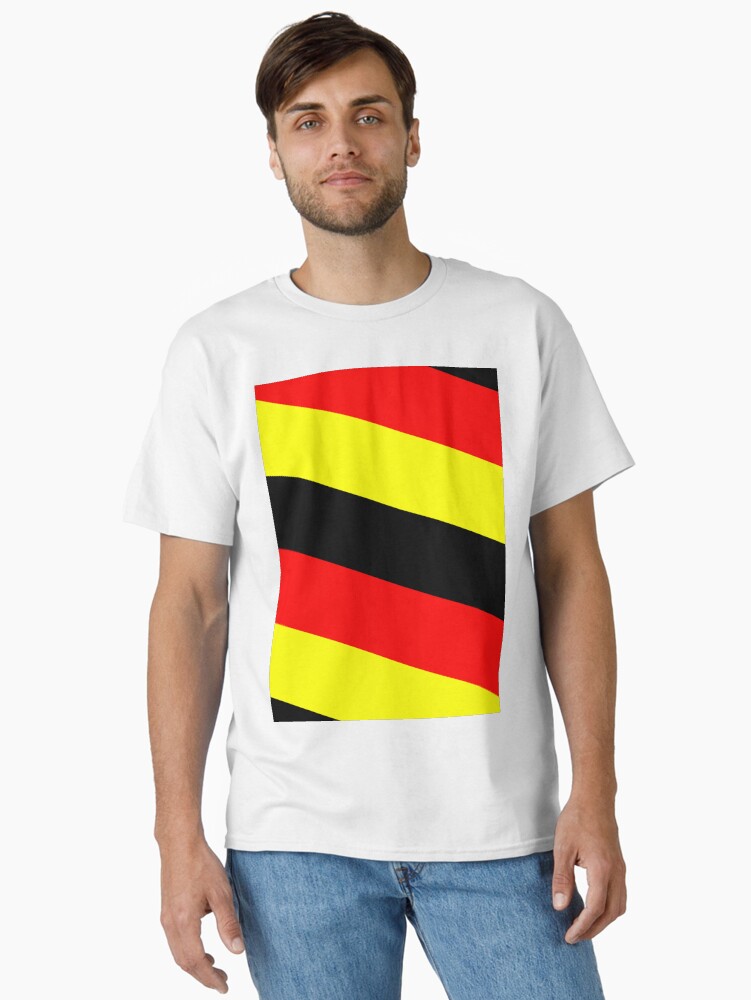 Thumbnail 1 of 7, Classic T-Shirt, German flag pattern designed and sold by bywhacky.