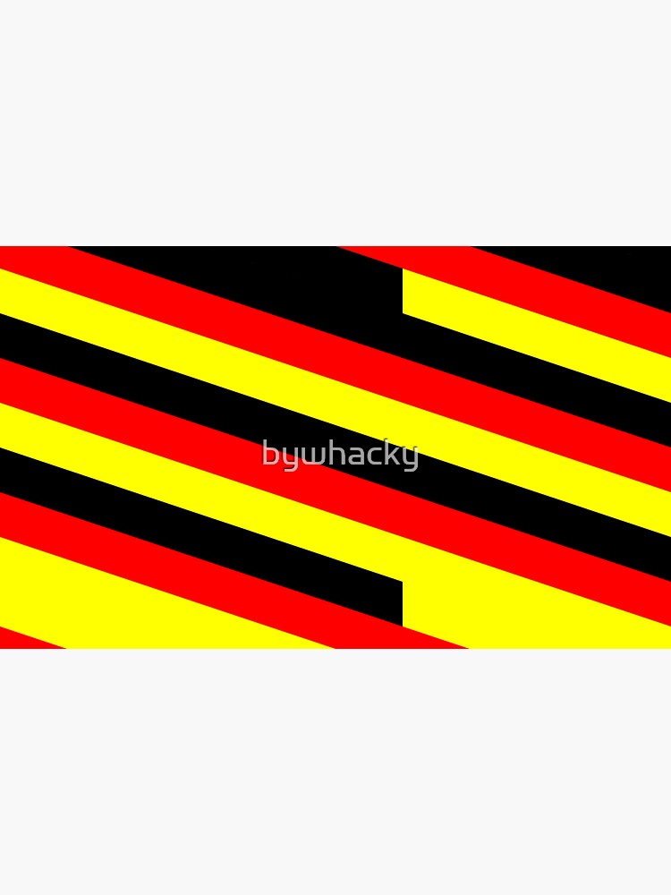 Thumbnail 3 of 3, Sticker, German flag pattern designed and sold by bywhacky.