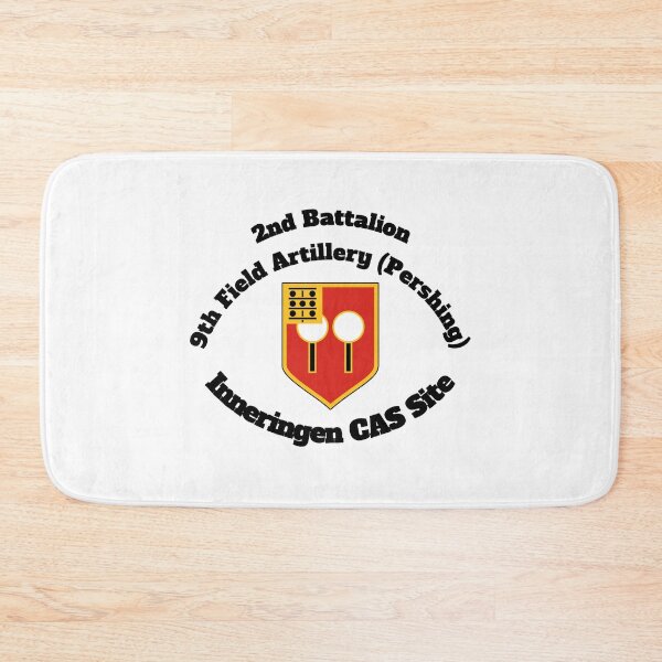 Item preview, 2nd Battalion 9th Field Artillery Regiment Inneringen CAS Site- Pershing (Black Lettering) designed and sold by tomgriffin1956.