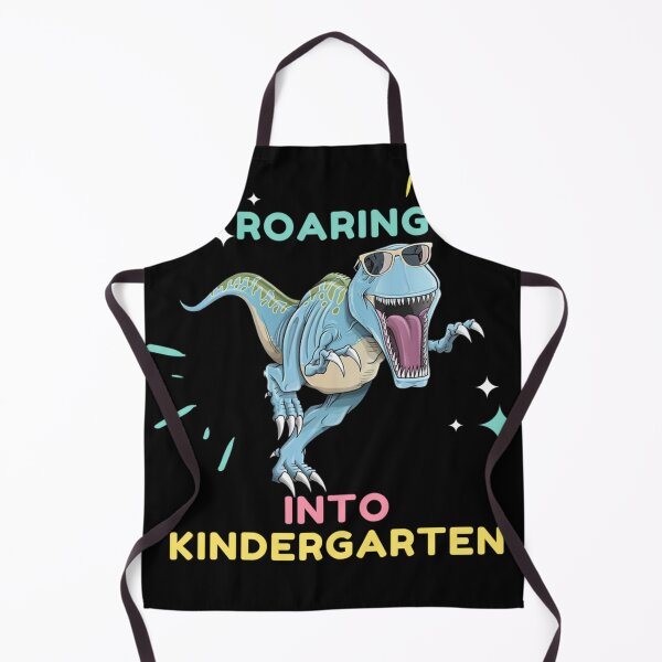 Item preview, Roaring into kindergarten t rex dinosaur back to school designed and sold by zugharo2019.