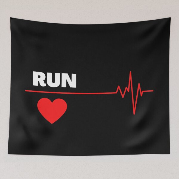 Item preview, Love Run Red Heart and Heartbeat designed and sold by Damitparasayo.