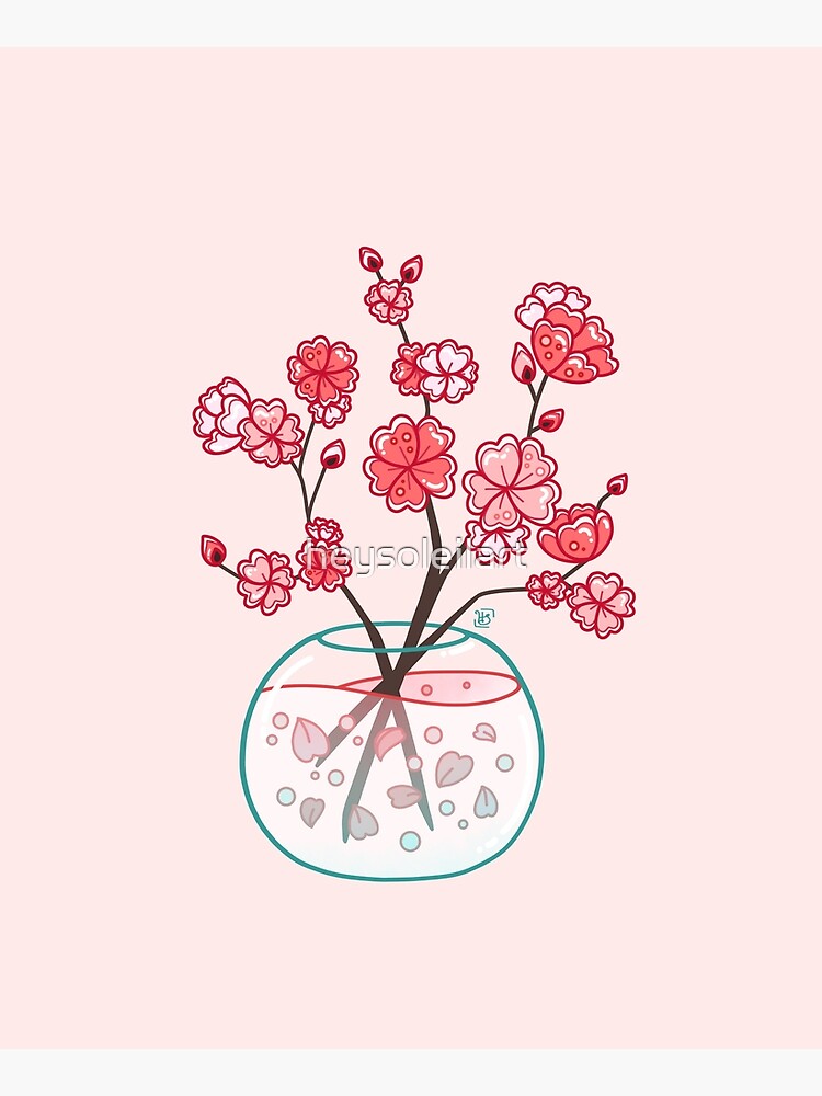 Glass Sakura Bouquet by heysoleilart
