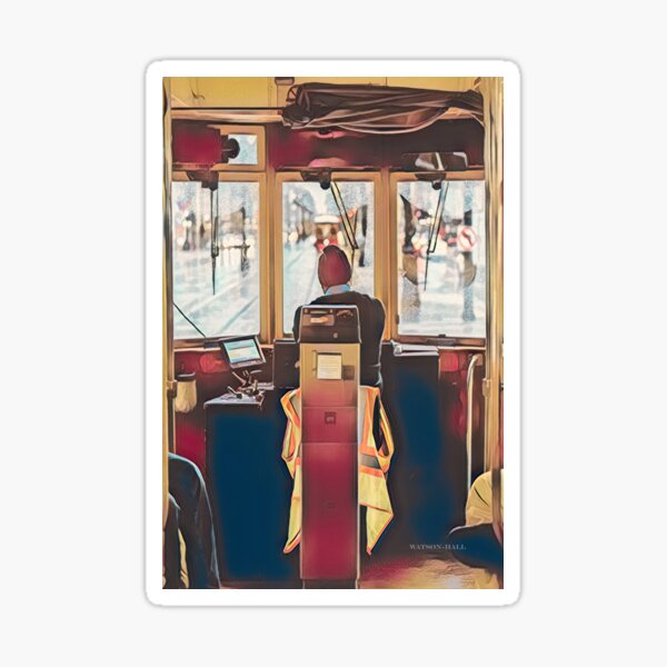 Aperçu de l'œuvre Tramway de la Nouvelle-Orléans créée et vendue par Marlene Watson-Hall.
