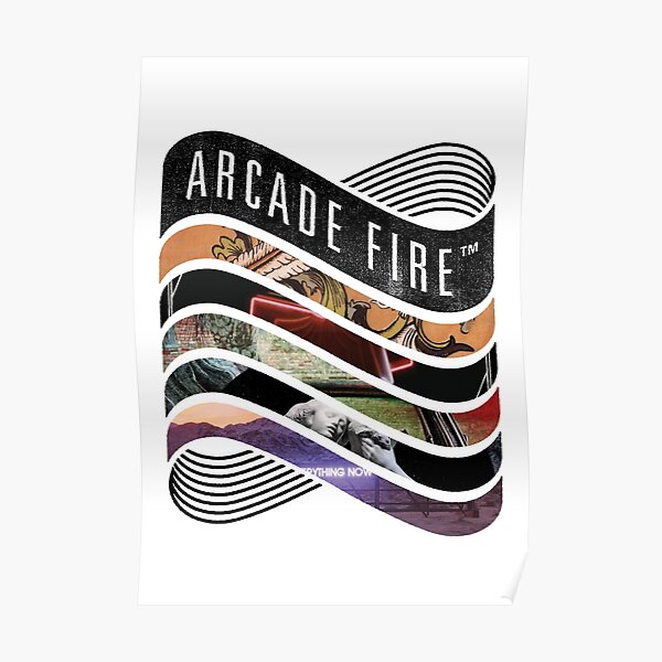 Arcade Fire - Discography Poster