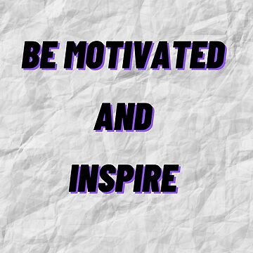 Artwork thumbnail, Be Motivated (Purple) by Riba991