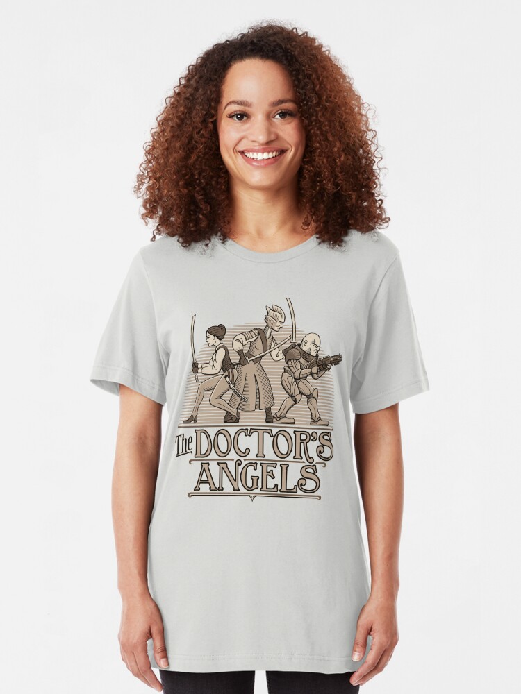 Alternate view of The Doctor's Angels Slim Fit T-Shirt