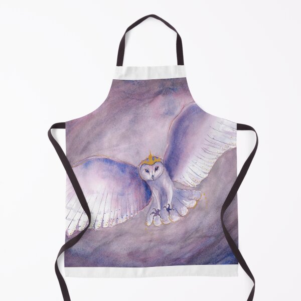 Item preview, Purple Watercolor Owl Queen designed and sold by AndraMarie.