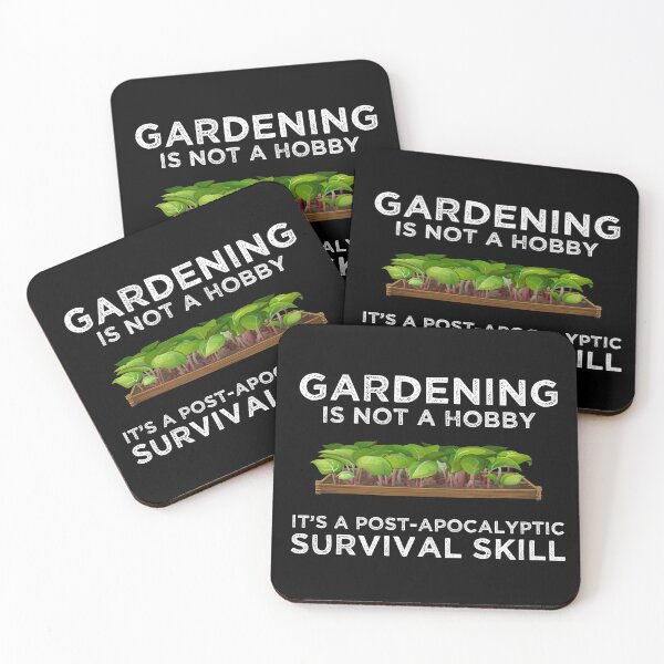 Item preview, Gardening Is a Post-Apocalyptic Survival Skill designed and sold by Cat Lady Designs.