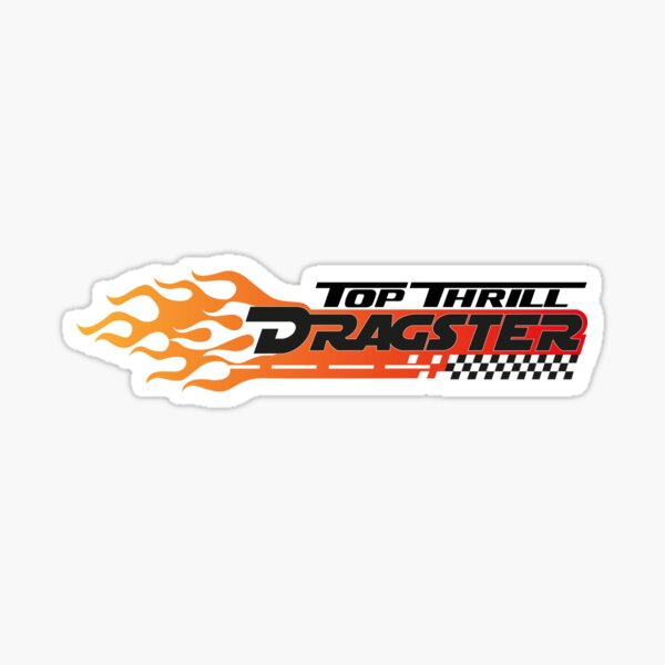 Top Thrill Dragster Sticker