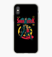 Vinilo o funda para iPhone Sherlock Comic