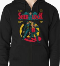 Sherlock Comic Zipped Hoodie