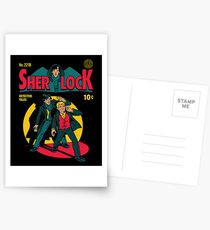 Sherlock Comic Postkarten