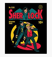 Sherlock Comic Fotodruck