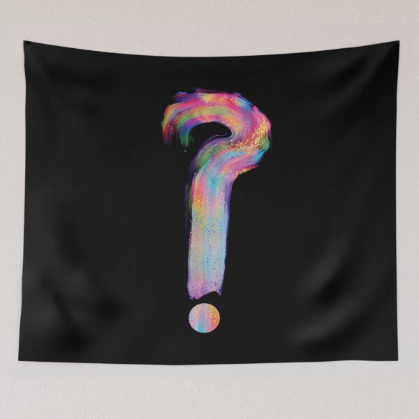 Item preview, Psychedelic Tipper Question Mark designed and sold by PsychedelicPour.