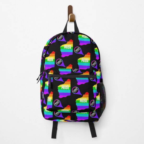 Broome Pride You Belong – White Logo Backpack