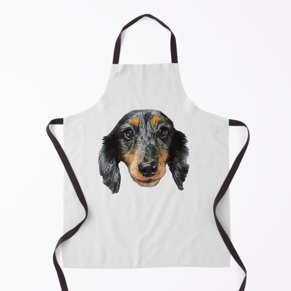 Item preview, Dachshund Black Silver Dapple Puppy Dog designed and sold by ElegantCat.