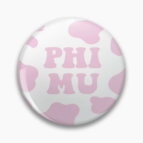 Item preview, Phi Mu Pink Cow Print designed and sold by ktp100.