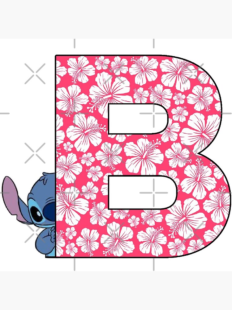 Lilo & Stitch Letter O | Metal Print