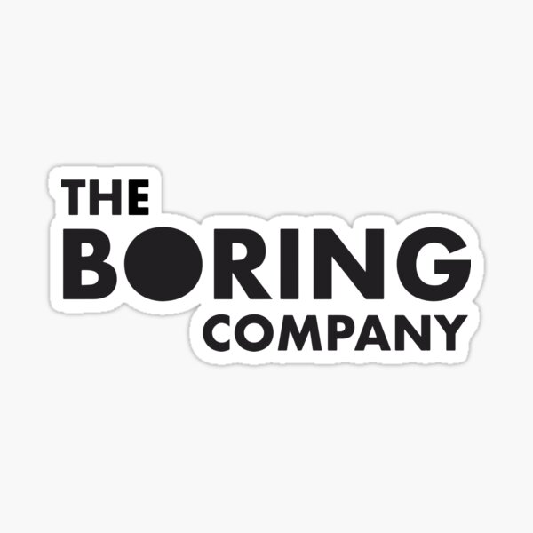 The Boring Company Sticker