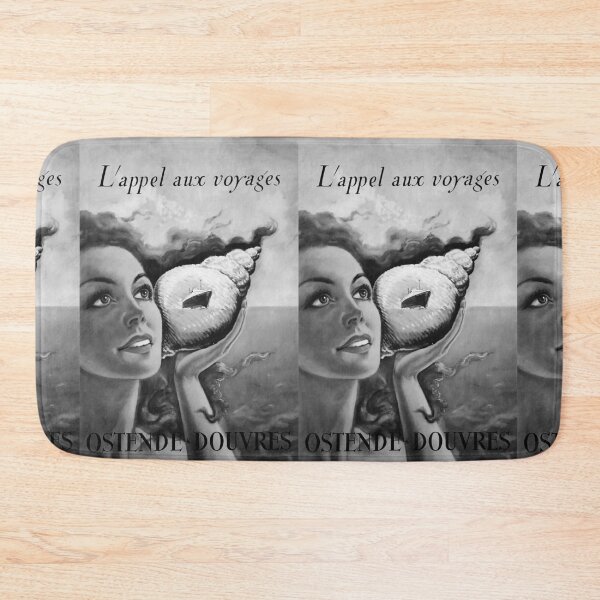 Item preview, Lappel aux Voyages Noire vintage travel poster designed and sold by stickart-marek.