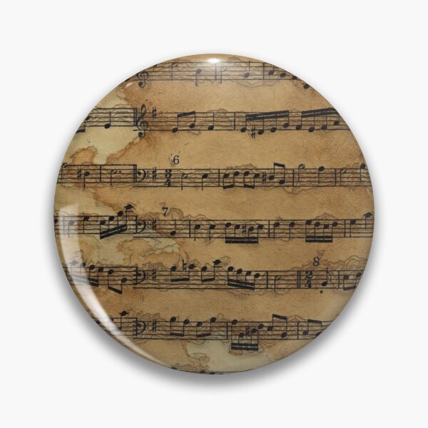 Item preview, Grunge Sheet Music Music-lover's Design designed and sold by NaturePrints.