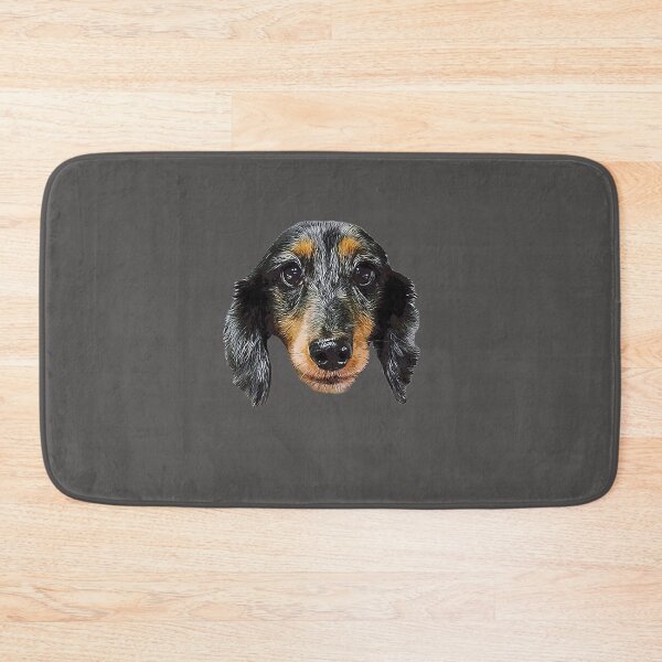 Item preview, Dachshund Black Silver Dapple Puppy Dog designed and sold by ElegantCat.